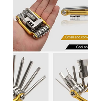 AliExpress NONE 11 in 1 Bicycle Repair Tool Kit Mountain Bike Wrench Screwdriver Chain Hex Spoke Multifunction Bicycle Repair Set Cycling Tool