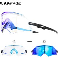 AliExpress kapvoe KAPVOE Frameless integrated Cycling Glasses UV400 MTB Bicycle Eyewear Outdoor Sports Sunglasses Women Road Bike Racing Equipment