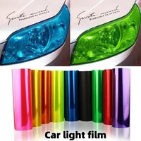 30x60cm Car Light Film Auto Headlight Lamp Sticker Car Taillight Tint Vinyl Film Rear Lamp Sheet Sticker Auto Body Film Cover