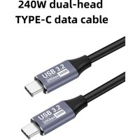 PD 240W Type C to Type C Super Fast Charging Cable 20Gbps Data Transfer Cord For iPhone Xiaomi Huawei USB 3.2 Quick Charge Cord
