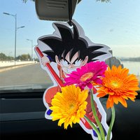 Anime Dragon Ball Son Goku Car Fragrance Pendant Long-lasting Aromatherapy Decor Car Odor Eliminator
