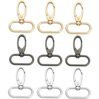 5-30 Pcs 16/20/25/32mm/38mm Metal Snap Hook Lobster Clasp Collar Carabiner Belt Buckles DIY KeyChain Bag Part Accessories