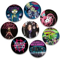 Famous American Electronic Punk Band Pins Mindless Self Indulgence Brooch Jimmy Urine Badge Backpack Shoes Jewelry Accessories
