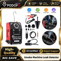 Podofo 12V Samochodowy wykrywacz nieszczelności dymem, generator dymu EVAP, generator dymu z rur, generator dymu olejowego, tester nieszczelności samochodów, narzędzie diagnostyczne do naprawy