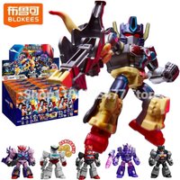 Blokees Original Transformers Defender Version 07 - Power of The Beast Blind Box Action Figures Peripheral Collect Toy Boy Gift