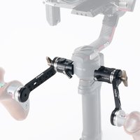 TILTA TGA-ANA Adjustable NATO Rail Extender Arms and Rosette Mount for DJI RS 2/RS 3 pro/RSC 2/RS 3/RS4 Pro/RS4/RS5