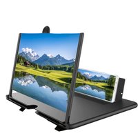 Phone Screen Magnifier 3D HD Desktop Projector Mobile Screen Magnifier for Seniors Video Watching Movie Night Home Travel Break