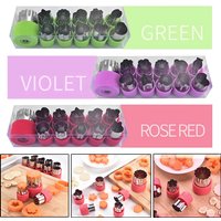 12Pcs Edelstahl Gemüse Obst Cutter Form Blumen Cartoon Form Schneiden Form Pie Cookie Schneider Obst Gebäck Briefmarken Form