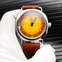 45 mm herenhorloge Replica Vintage Aviator handmatige mechanische ST3600-1 Calibre Californië steriele F-wijzerplaat