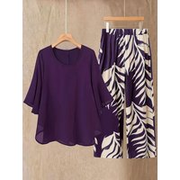 2 Piece Women Sets 2026 New Plus Size Autumn Winter Matching Big Size Two Pieces Sets Top And Pants Suits Outfits Clothing