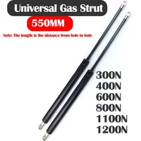2pcs 550mm 300-1200N Car Gas Strut Bars Gas Spring Hood Support Rod Shock Lift for RV Bed Window Bus Caravans