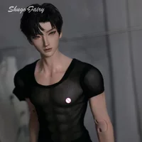 Shuga Fairy 1/4 Hamal Bjd Doll Muscle Men Punk Biker Style Eight Pack Abs Long Legs Jointed Doll