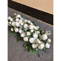 50/100CM Artificial Flowers For Wedding Decoration Rose Flower Arrangement Background Marriage Backdrop Photo Props Flower Wall