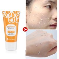 Vitamin C Orange Exfoliating Peeling Gel, Facial Scrub, Moisturizing Nourishing Deep Cleansing Pore Face Cream Beauty Skin Care