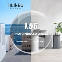 Customized Photochromic Gray Brown Lens Eyewear Aspheric 1.56 1.61 1.67 1.74 Prescription Glasses Lenses For Myopia Hyperopia