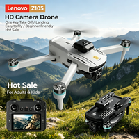 Lenovo Z105 8K Dual Camera Drone Brushless Motor Optical Flow Positioning with 4.3'' Screen Remote Control 15min LongFlight Time
