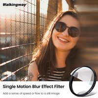 Walking Way Prism Filter Split Super Speed Camera Lens Filter Motion Blur Special Effects Lens Filter For Creative Photography