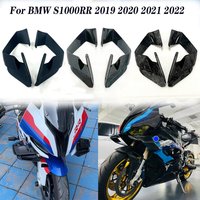 For BMW S1000RR 2019 2020 2021 2022 Motorcycle ABS Carbon Paint Front Aerodynamic Winglets Windshield Fairing Fixed Wing