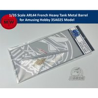 1/35 Scale ARL44 Metal Barrel Shell Kit for Amusing Hobby 35A025 French Heavy Tank Model CYT215
