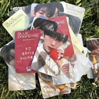9pcs/set ZB1 Boy Band Album BLUE PARADISE LOMO Card STAR RIVER Postcard Photo Card Collector Card RICKY HANYUJIN ZHANGHAO