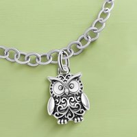 Adjustable 925 Sterling Silver Vintage Pendants Owl Animal Series Charms Beads Fit Original Bracelet Necklace DIY Jewelry