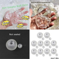 Tpr empty water polo decompression hand-made empty ball DIY toy empty leather can not be broken noisy ball filling accessories.