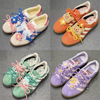 Fresh Color Dot Shoelaces Wool Yarn Flower Shoe Buckles DIY Decoratiion Sneakers Canvas Casual Leather Shoes DE Trainining Shoes