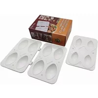 4Holes Manual Kibbeh Mold Meatball Maker Meatloaf Press Minced Meat Processor Cake Desserts Pie Kitchen Tools