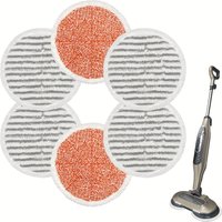 Steam Mop Pads Compatible with Shark S8201 S8001 S7001 S7201 S7005 S7000 Series, S7000AMZ S7001TGT– Microfiber Scrub Pad