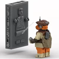 1756pcs Star Battle HanSolo in Carbonite Mega Figure Model Moc Building Blocks Bricks Diy Creative Assembly Educational Toy Gift