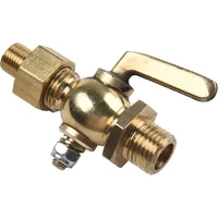 For Vintage Motorcycles Brass Petcock Valve Air Intake Fuel Delivery Accessories Standard Pattern Switch Rotation