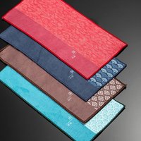 Cotton Tea Towel with Strong Absorbency Kung Fu Tea Set Accessory Thickened Suede Table Cleaning Cloth for Household Use