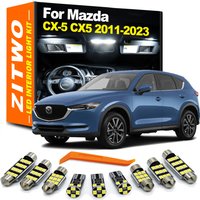 ZITWO 11Pcs LED Bulb Interior Dome Reading Light Kit For Mazda CX5 CX-5 2011 2012 2013 2014 - 2018 2019 2020 2021 2022 2023