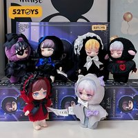52toys Lilith Trendy Blind Box Plush Doll Toy Taboo Contract Backpack Pendant Dark Gothic Style Doll Holiday Gift
