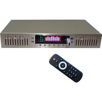 Stereo Equalizer for Home Audio System, Dual Channel 10-Band Graphic Equalizer Professional Rack Mount EQ Tuner, Noise Reduction