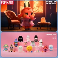 POP MART CRYBABY Monster Tears Series Series Blind Box Guess Bag Mystery Box Toys Doll Cute Anime Figure Desktop Ornaments Gift
