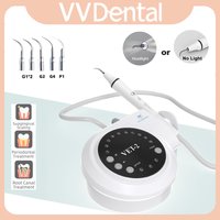 Dental Ultrasonic Scaler With LED Handpiece and 5 Tips Remove Tooth Plaque Calculus Oral Care Electric Tooth Cleaner For Dental