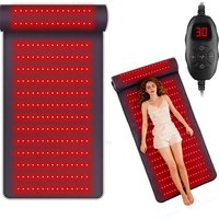 Infrared Light LED Healthcare Belt 3D Neck Support Red Light Heating Massage Pad Lumbar Back Massager For Muscle Body Relief