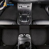 Universal Car Floor Mats 5Pcs Set Leather Waterproof Dust-Proof Auto Carpet Protector Car Interior Styling Accessories