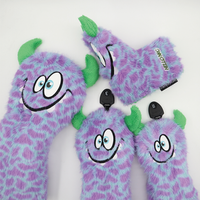 'Plush Monster' Pattern Golf Club Covers, Golf Head Covers for Woods, Golf Head Covers For Woods And Driver