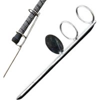 Sea Fishing Rod Holder Fish Rod Stand Ground Stake Fish Pole Holder Double Rings Single Fork Fishing Tools Fishing Rack Sea
