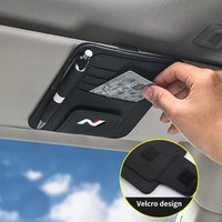 Car Visor Sunglasses Clip Glasses Storage Rack Card Holder For Hyundai N Line Performance I30 I40 Sonata Elantra Veloster Kona
