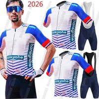AliExpress NONE Boraful Hansgrohe 2026 Primož Roglič Cycling Jersey Set Slovenia Clothing Men's Kit Road Bike Shirts Suit Bicycle Bib Shorts M