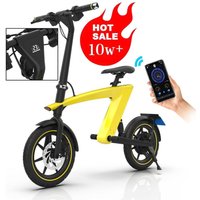 AliExpress YTYIN Ebike 250w H1 Flying Fish Mini E-bike Eu Europe Usa Warehouse Full Suspension Electric Bike Bicycle