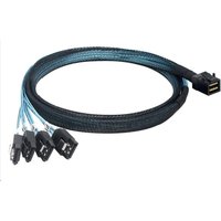 For HD MINI SAS SFF8643 to 4xSATA3.0 Adapter Cable SSD Server Data Cable 6Gbps Support 2.5-inch 3.5" SATA I II III Hard Drives