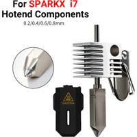 Creality SPARKX I7 Hotend 0.2/0.4/0.6/0.8mm Hardened Steel Nozzle High-Temperature Quick-Release for SPARKX i7 3D Printer Part