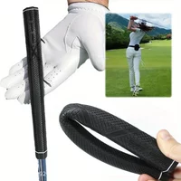 1PC Hexagonal Rubber Golf Grip, Putter Swing Trainer Grip Cover, Non-Slip Club Handle Replacement for Men Women