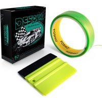 EHDIS 50M Cutting Knife Tape Design Line & Felt Squeegee Set Carbon Fiber Film Sticker Window Tint Vinyl Wrap Car Styling Tool
