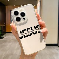 Jesus the Way/Truth/Life Phone Case For iPhone 17 16 15 14 13 12 Pro Max Mini 11 XR SE XS 8 7 Plus ProMax Transparent Cover