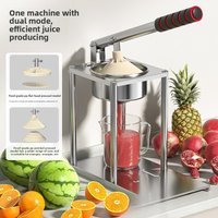 1pcs Stainless Steel Manual Juicer Commercial Hand Press Squeezer For Orange Juice Extraction Kitchen Fruit Shop Bubble Tea